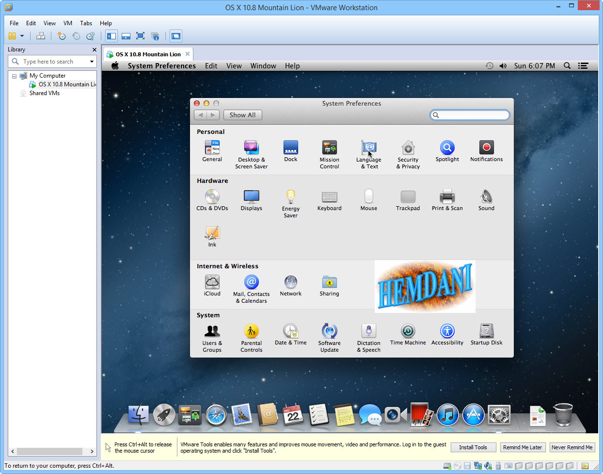 Mac os x 10.8 mountain lion vmware image download